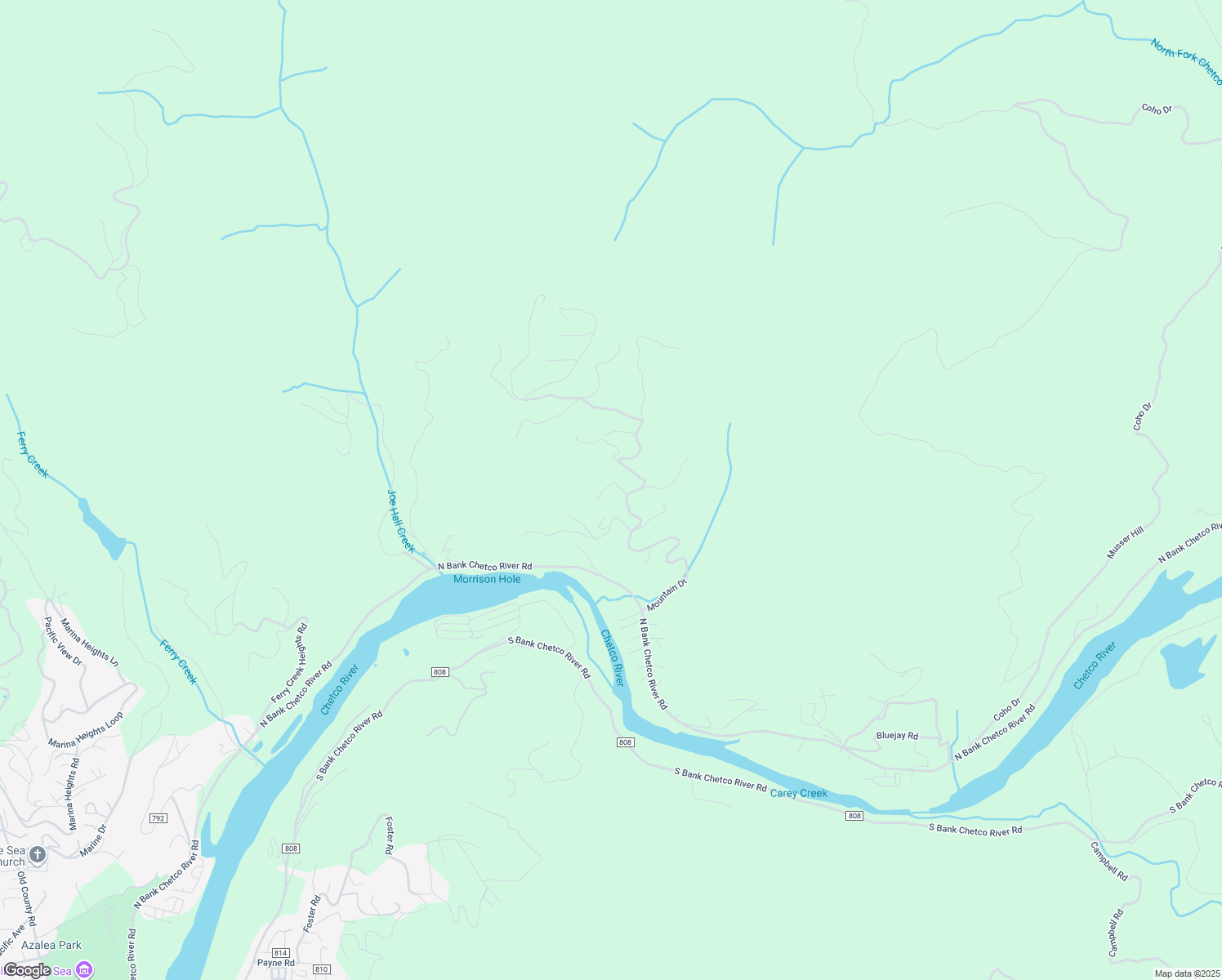 map of restaurants, bars, coffee shops, grocery stores, and more near 98330 Thomas Lane in Brookings