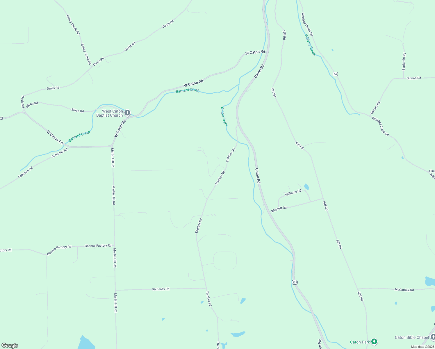 map of restaurants, bars, coffee shops, grocery stores, and more near 10804-10818 Ridgeview Acres in Corning