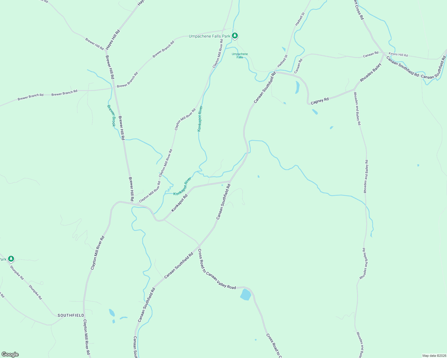 map of restaurants, bars, coffee shops, grocery stores, and more near 19 Konkapot Rd in Southfield