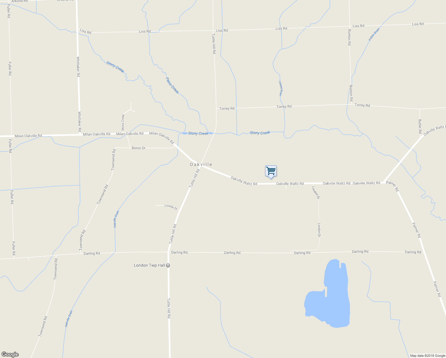 map of restaurants, bars, coffee shops, grocery stores, and more near 14251 Oakville Waltz Road in Willis