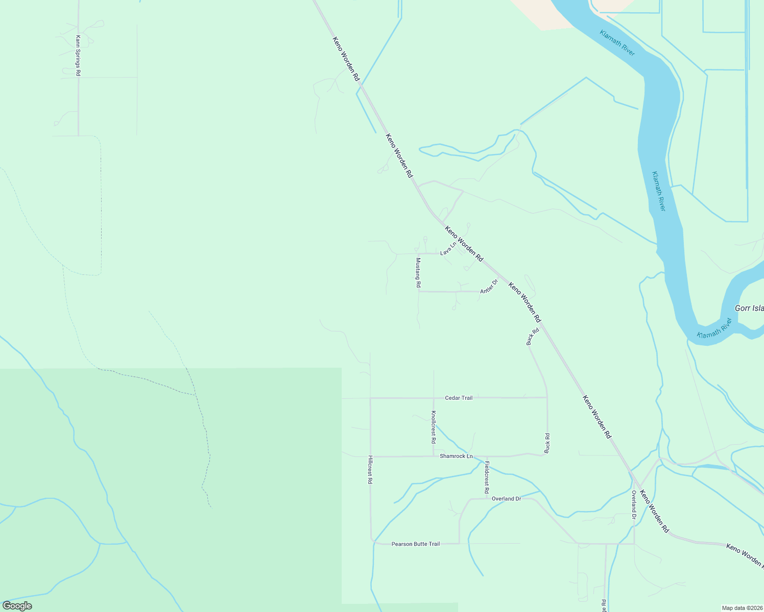 map of restaurants, bars, coffee shops, grocery stores, and more near 13500 Lava Lane in Klamath Falls