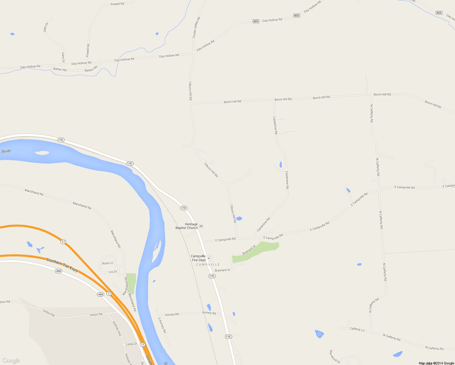 map of restaurants, bars, coffee shops, grocery stores, and more near 410 Tilbury Hill Road in Endicott