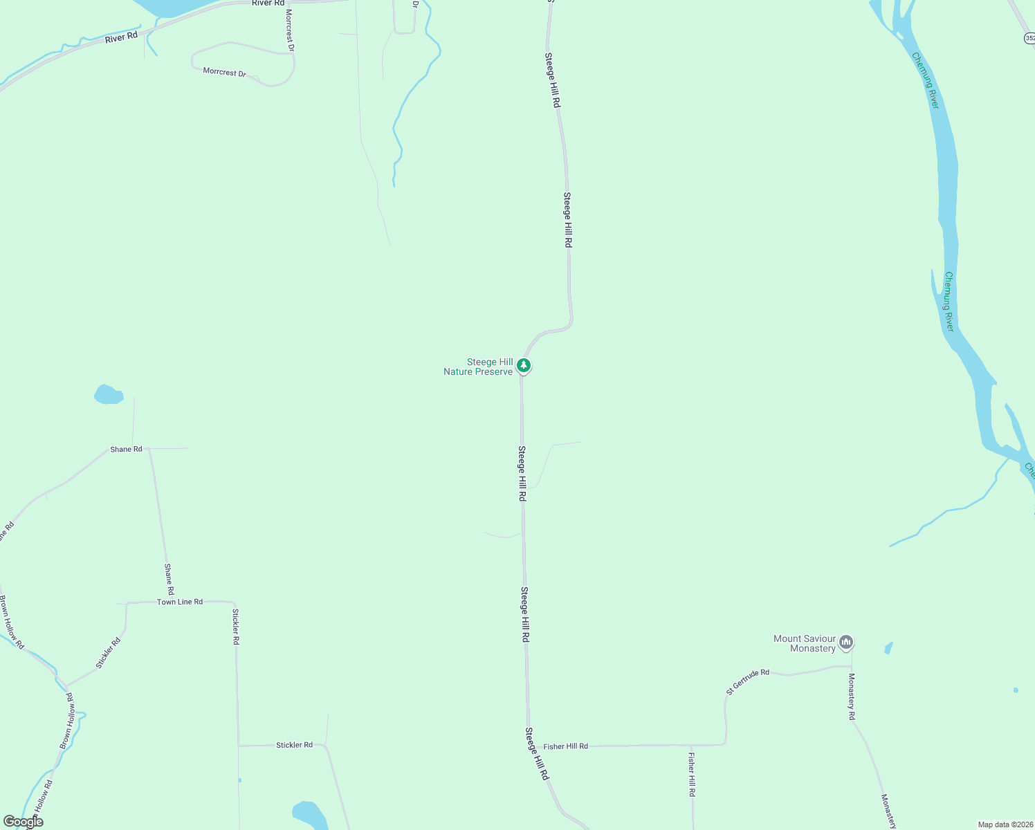 map of restaurants, bars, coffee shops, grocery stores, and more near 393 Steege Hill Road in Corning