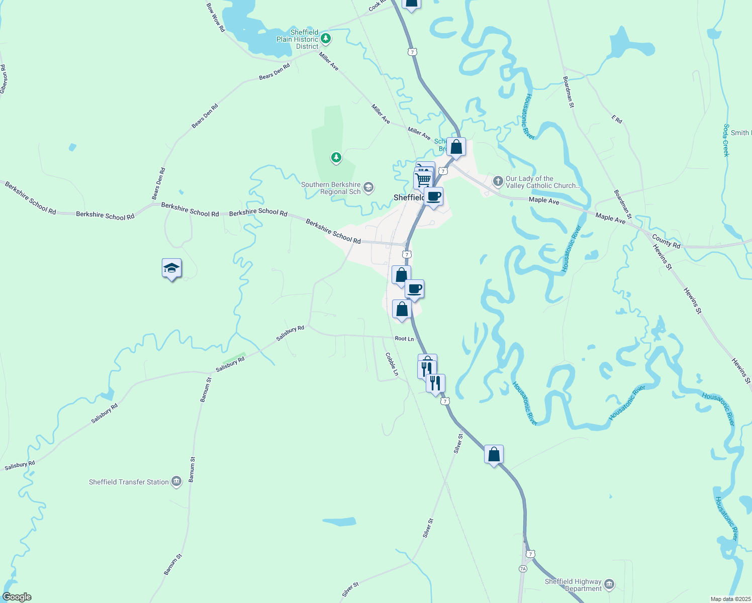 map of restaurants, bars, coffee shops, grocery stores, and more near 94 Root Lane in Sheffield