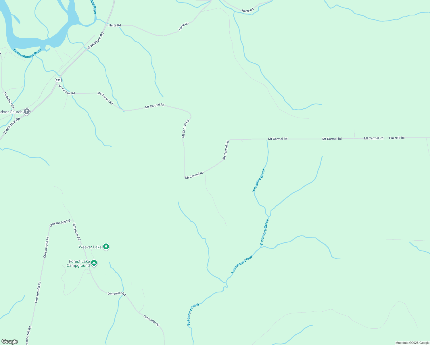 map of restaurants, bars, coffee shops, grocery stores, and more near 398 Mount Carmel Road in Windsor