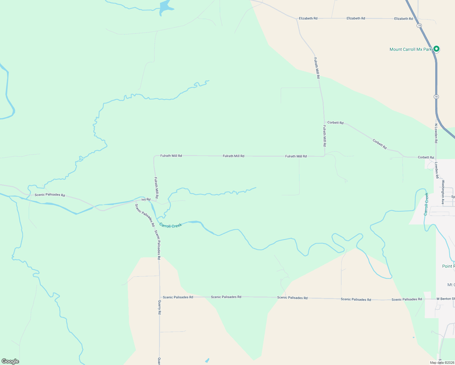 map of restaurants, bars, coffee shops, grocery stores, and more near in Mount Carroll