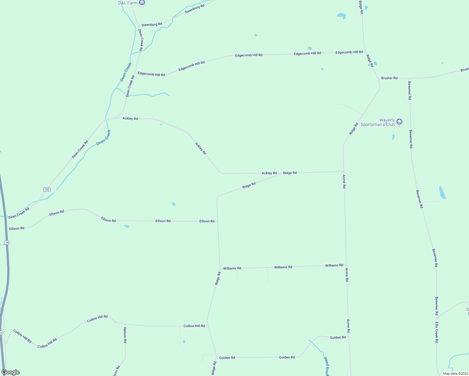 map of restaurants, bars, coffee shops, grocery stores, and more near 1039 Ridge Road in Lockwood