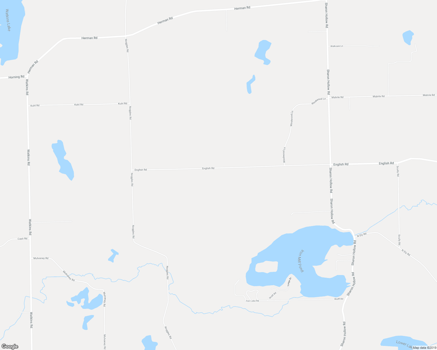 map of restaurants, bars, coffee shops, grocery stores, and more near 16149 English Road in Manchester