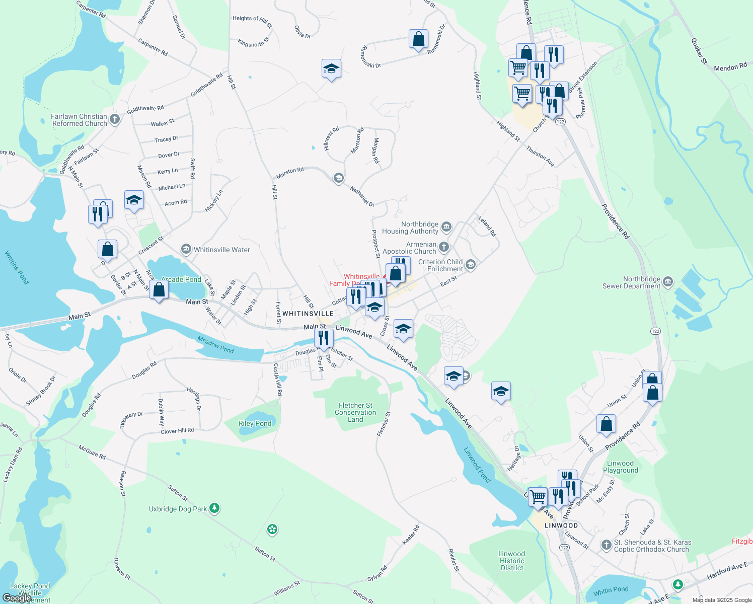 111 Church Street, Northbridge MA Walk Score