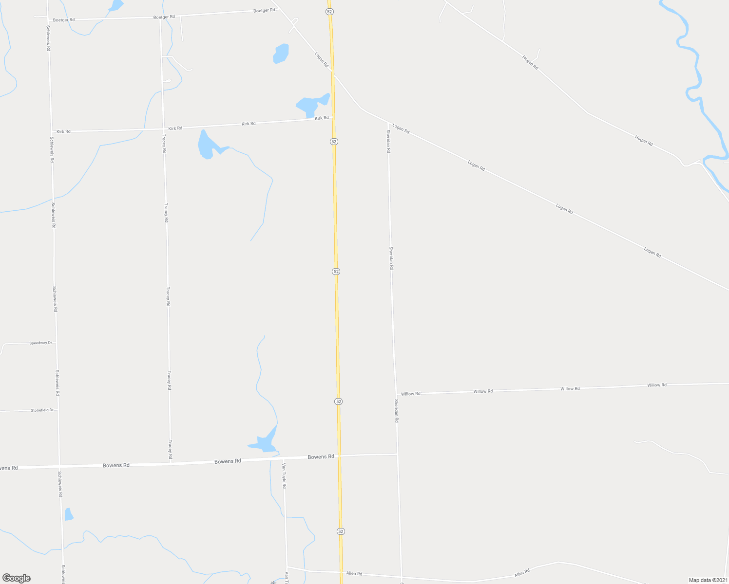 map of restaurants, bars, coffee shops, grocery stores, and more near 13910 Sheridan Rd in Manchester