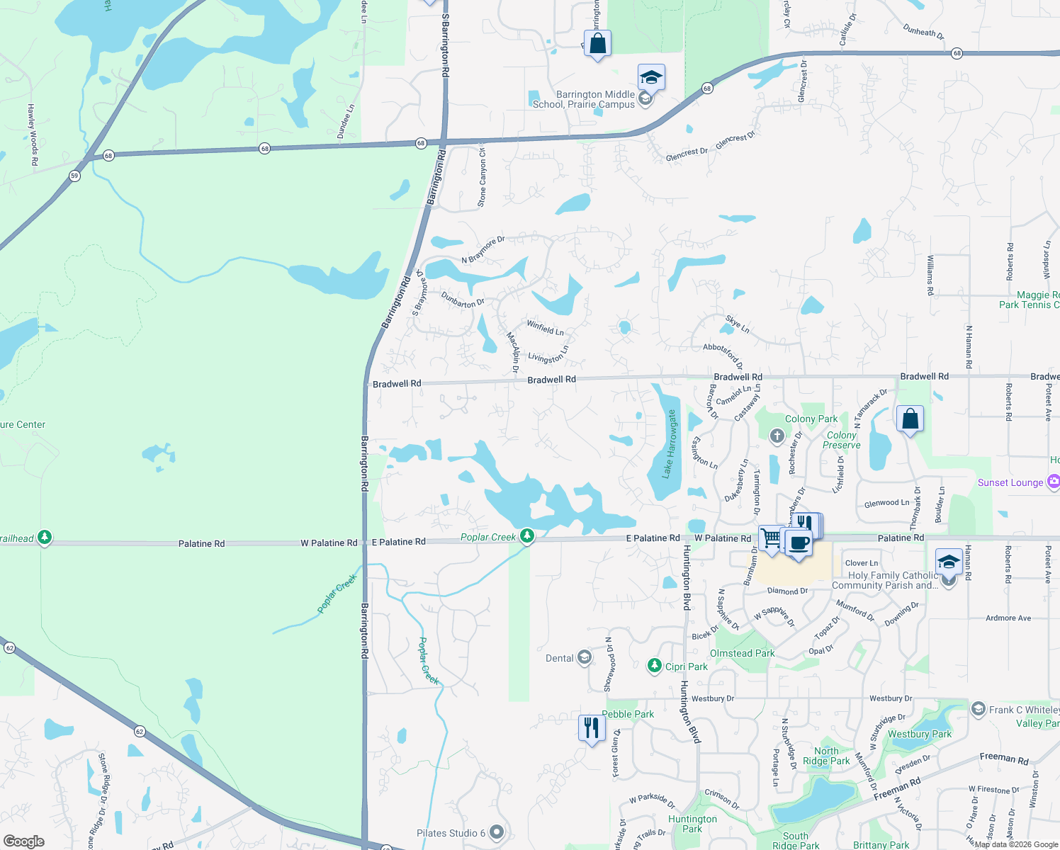 map of restaurants, bars, coffee shops, grocery stores, and more near 2200 Shetland Road in Inverness