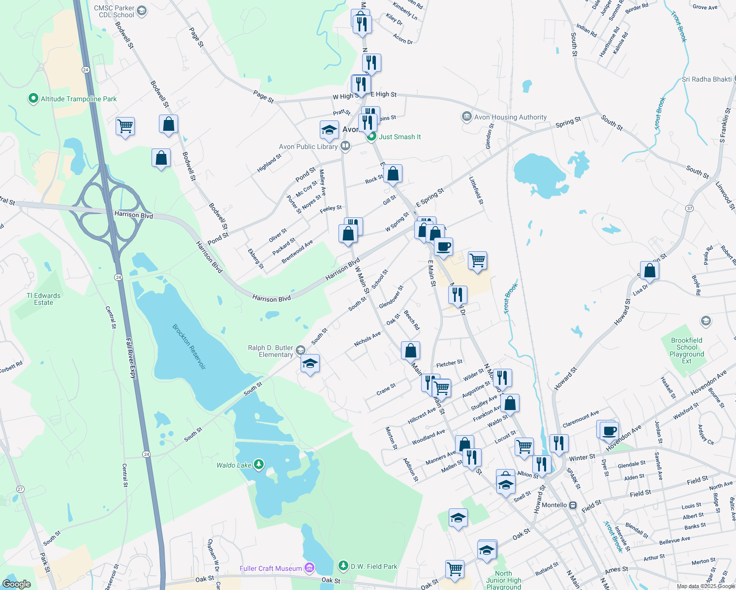 1 South Street, Avon MA Walk Score