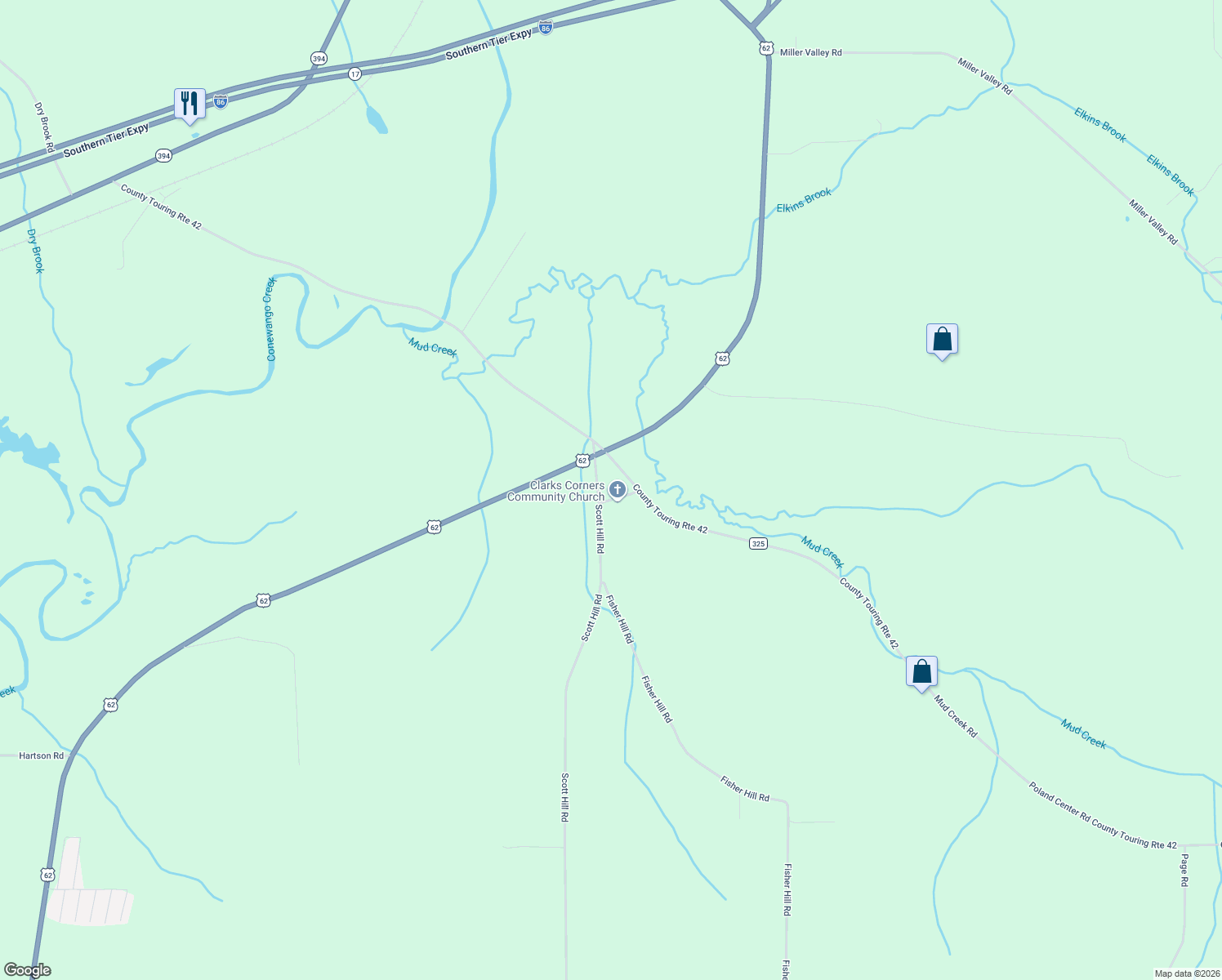 map of restaurants, bars, coffee shops, grocery stores, and more near 2850 Scott Hill Road in Kennedy