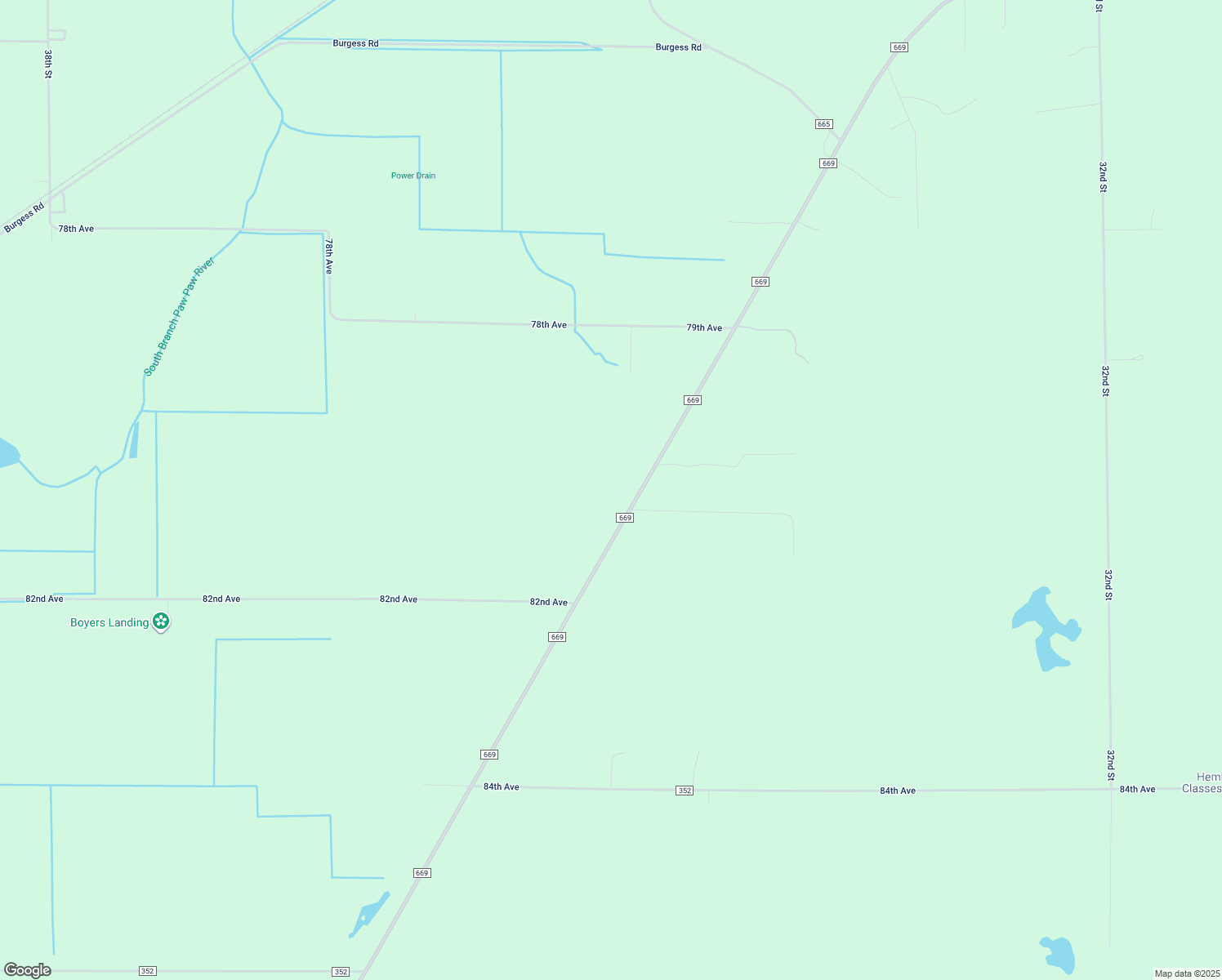 map of restaurants, bars, coffee shops, grocery stores, and more near 34814 County Road 669 in Lawton