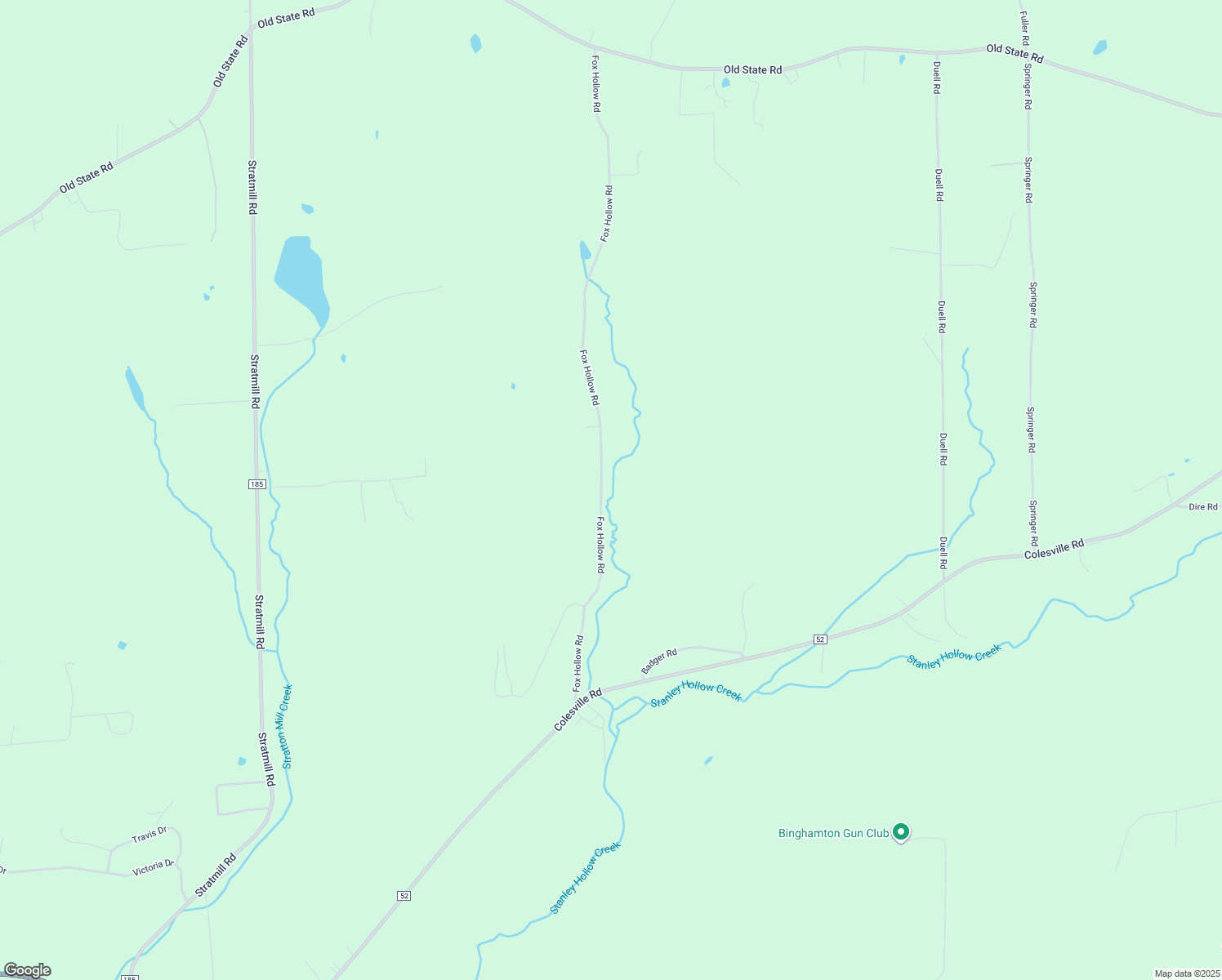 map of restaurants, bars, coffee shops, grocery stores, and more near 126 Fox Hollow Rd in Binghamton