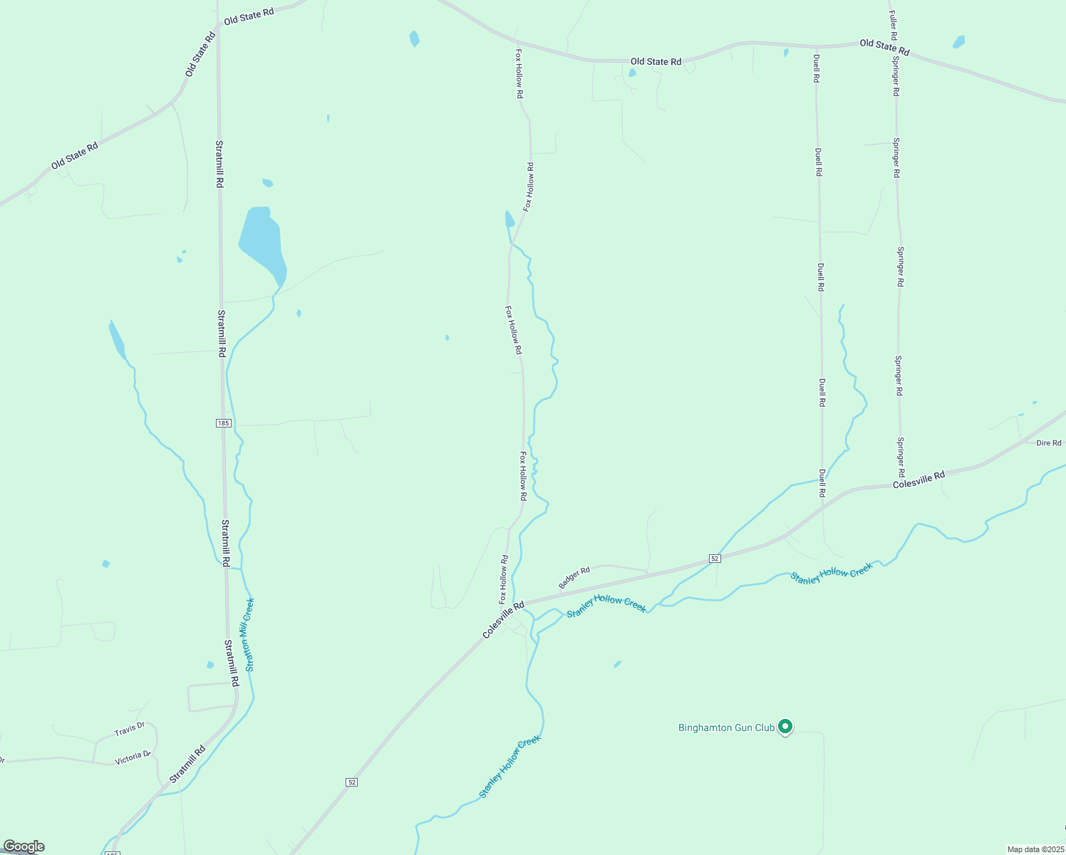 map of restaurants, bars, coffee shops, grocery stores, and more near 126 Fox Hollow Rd in Binghamton