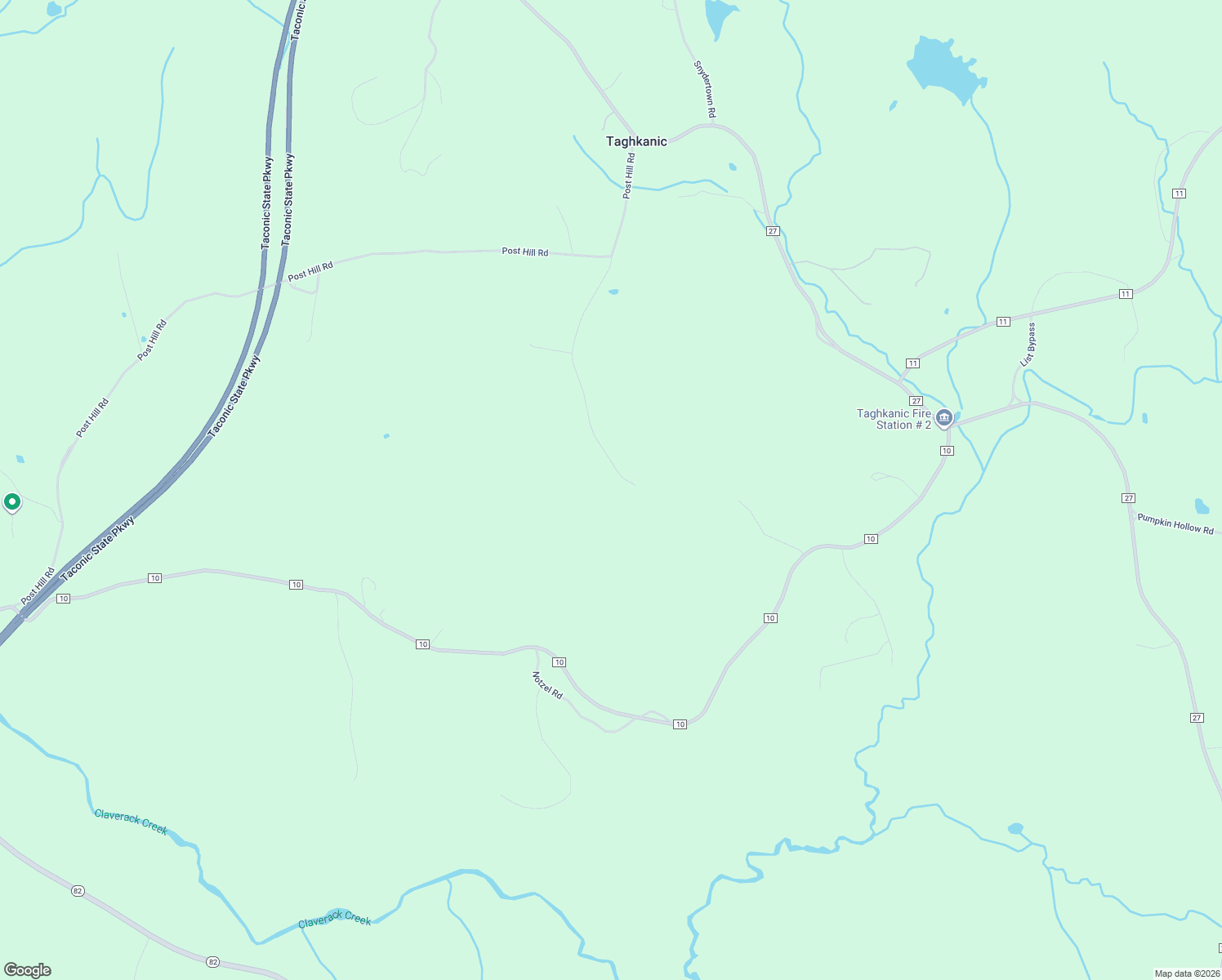 map of restaurants, bars, coffee shops, grocery stores, and more near 141 Nostrand Road in Craryville