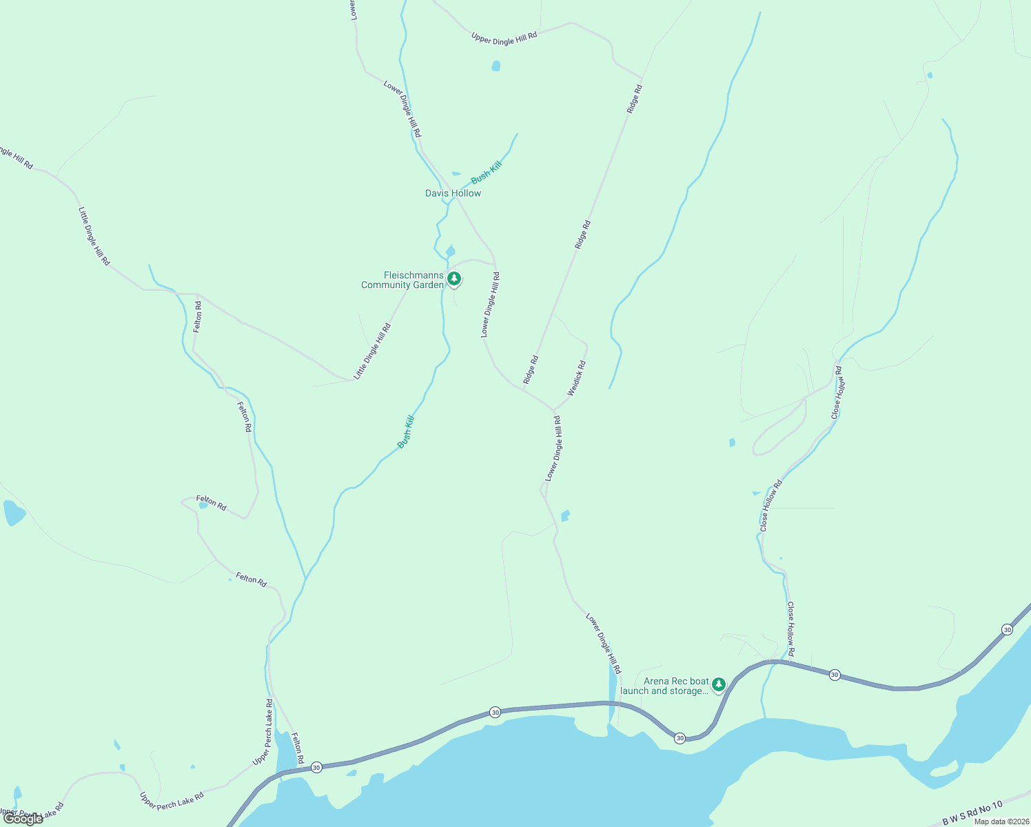 map of restaurants, bars, coffee shops, grocery stores, and more near 1149 Lower Dingle Hill Road in Andes