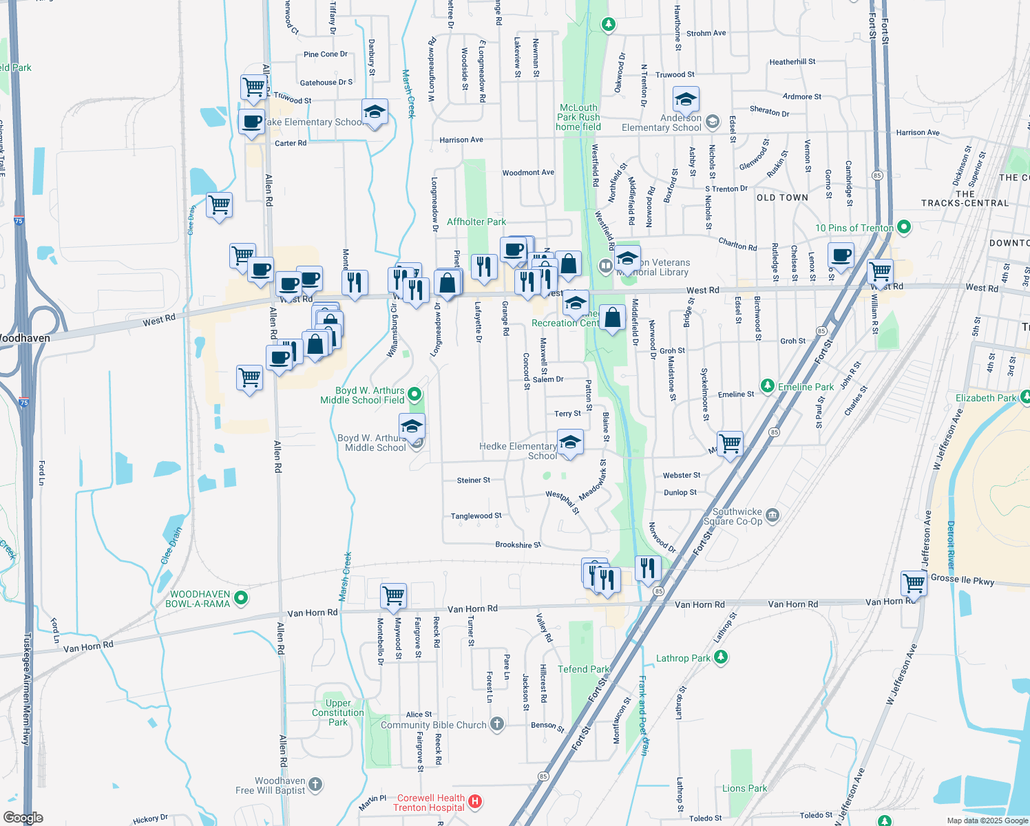 3203 Grange Road, Trenton MI Walk Score