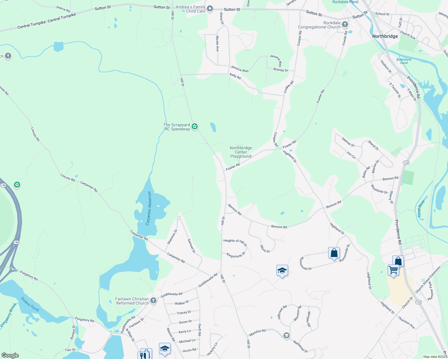 995 Hill Street, Northbridge MA Walk Score