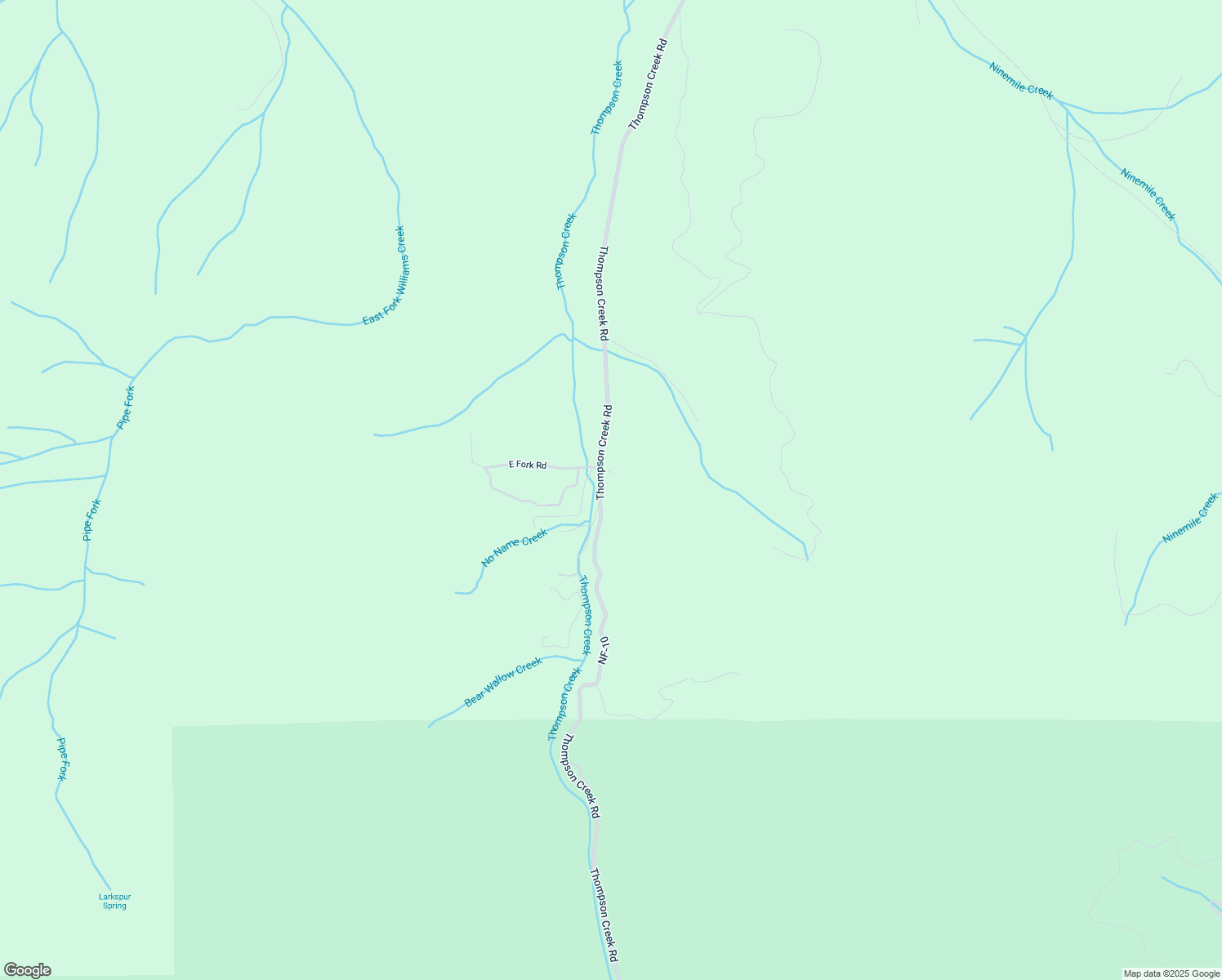 map of restaurants, bars, coffee shops, grocery stores, and more near 9491 Thompson Creek Road in Applegate