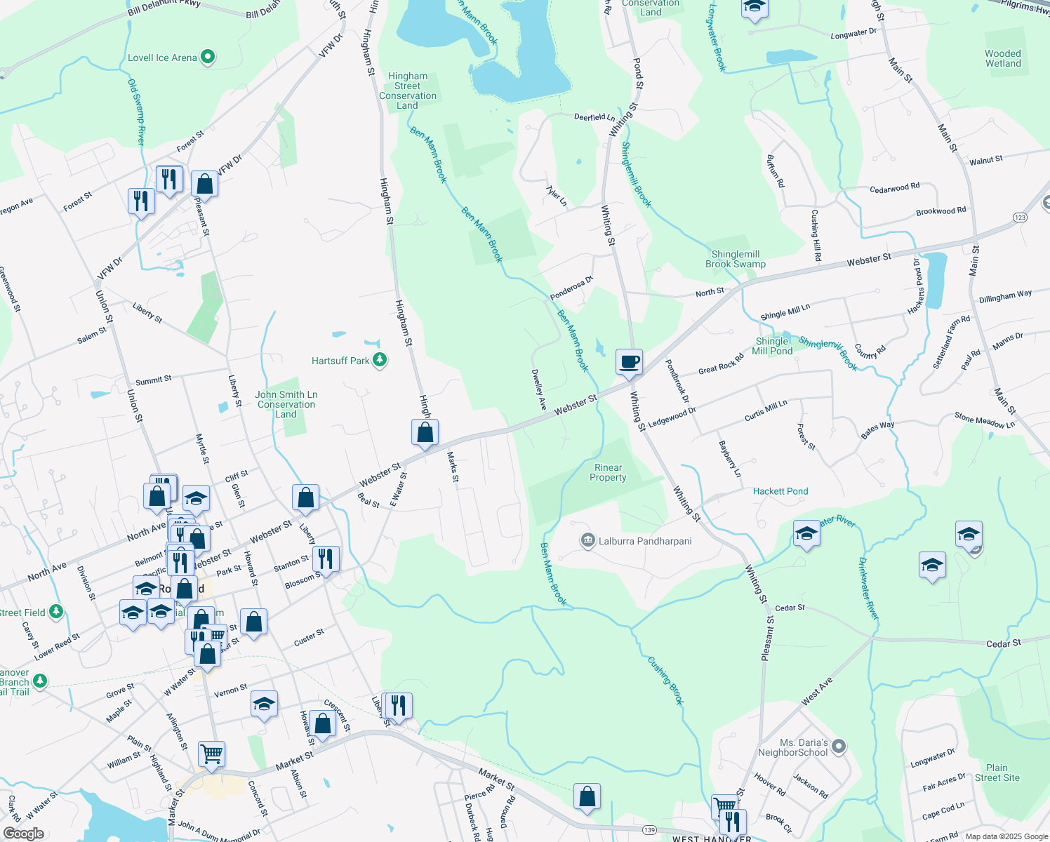1219 ster Street, Hanover MA Walk Score