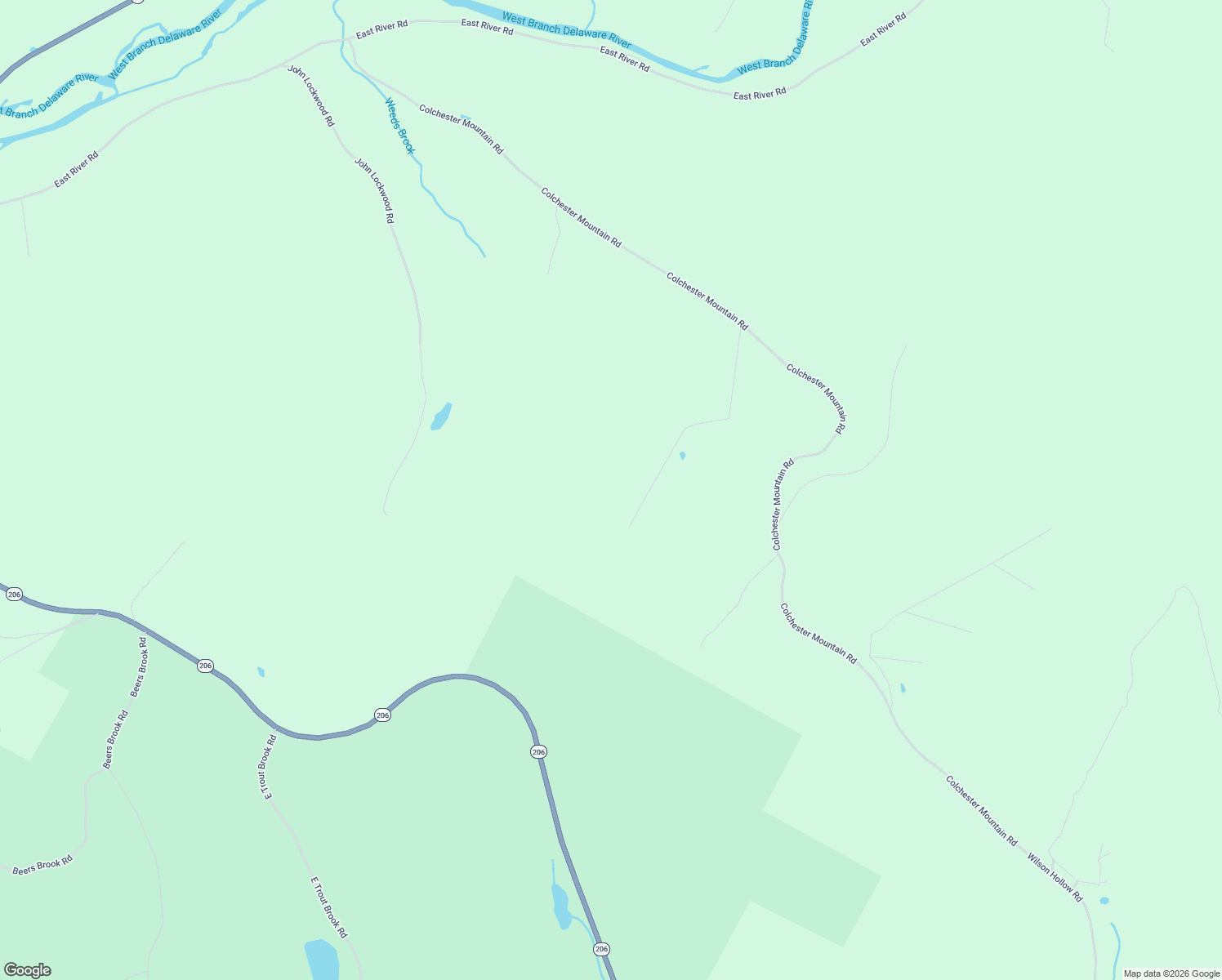 map of restaurants, bars, coffee shops, grocery stores, and more near 478 Weed Brook Road in Downsville