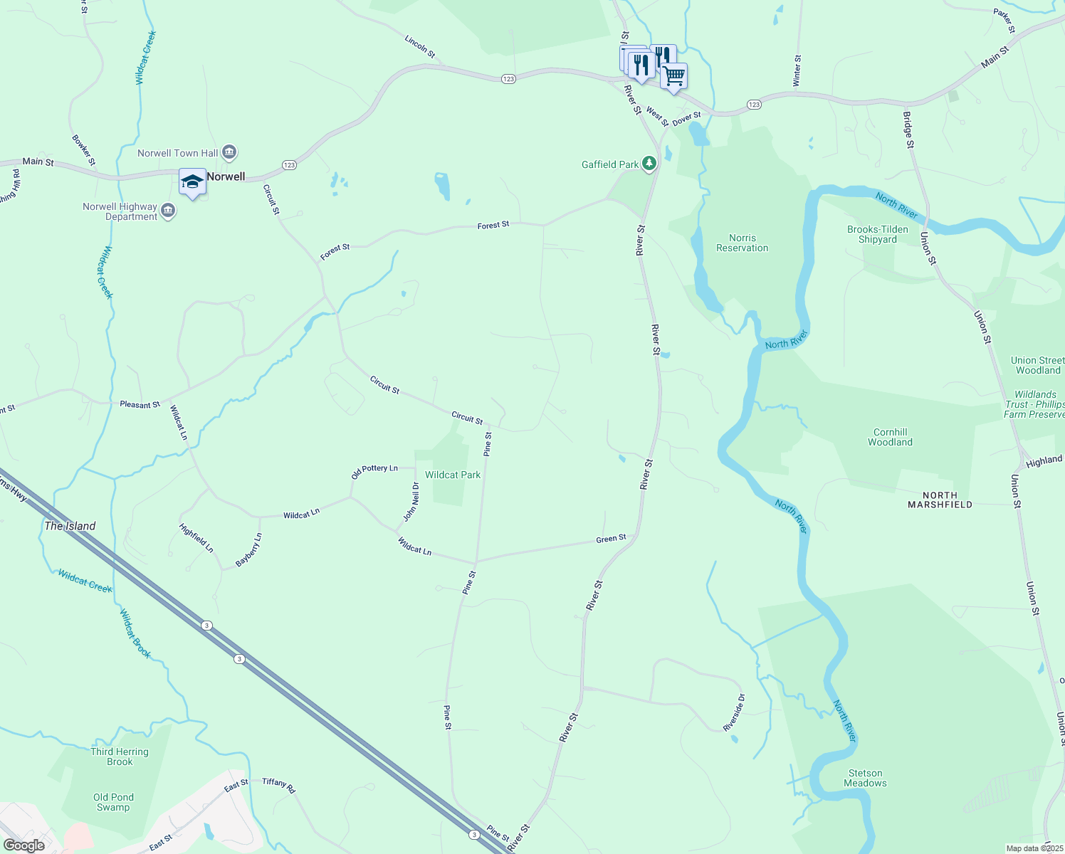 299 Circuit Street, Norwell MA Walk Score