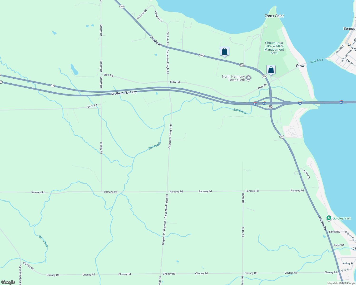 map of restaurants, bars, coffee shops, grocery stores, and more near 5585 Eke Road in Ashville