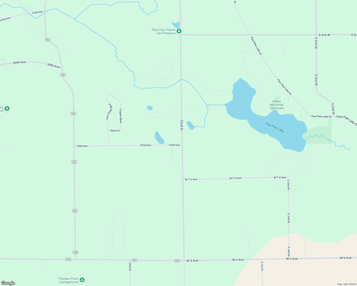 map of restaurants, bars, coffee shops, grocery stores, and more near 22040 72nd Avenue in Lawton