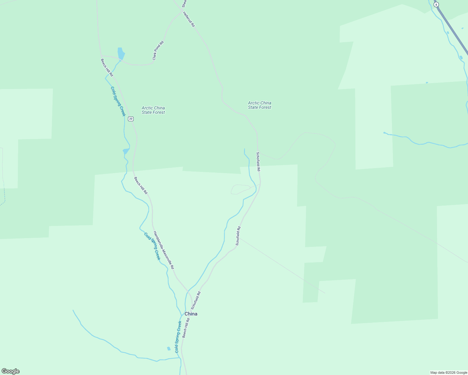 map of restaurants, bars, coffee shops, grocery stores, and more near 1035 Schofield Road in Deposit