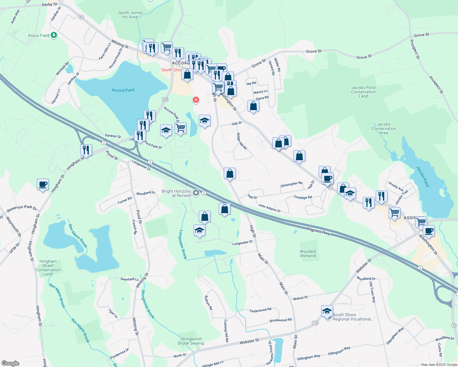 99 High Street, Norwell MA Walk Score