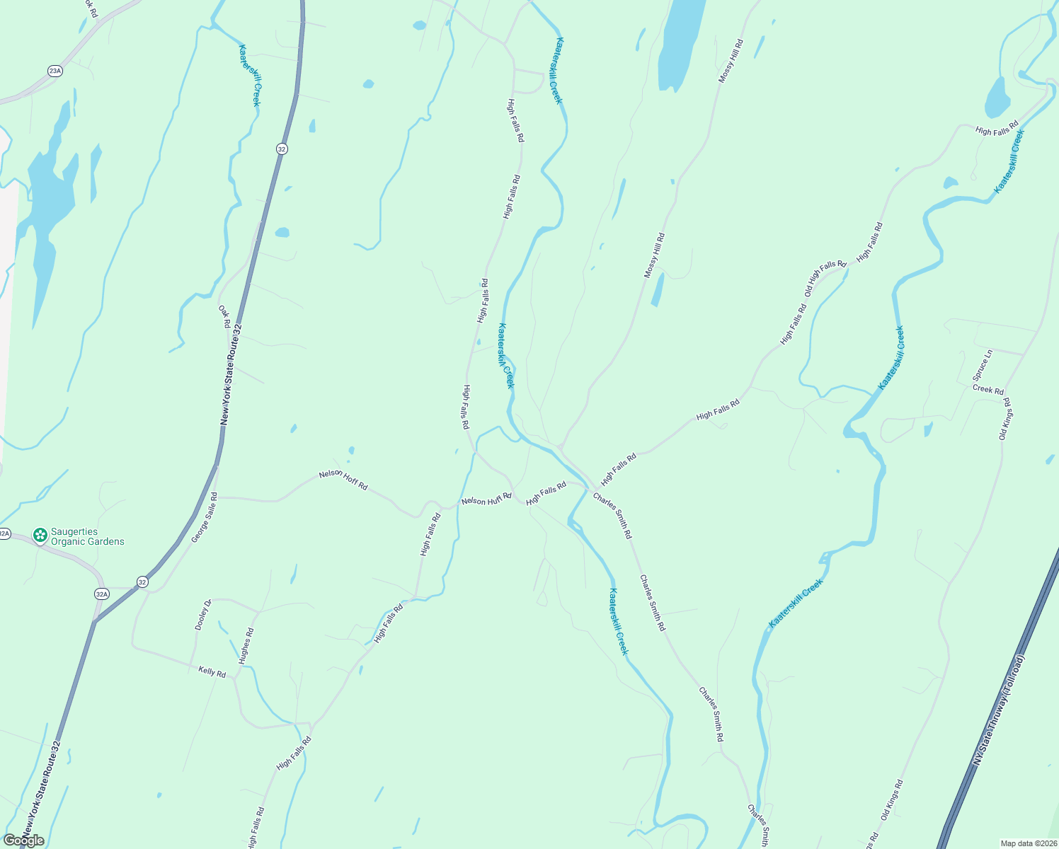 map of restaurants, bars, coffee shops, grocery stores, and more near 537 Mossy Hill Road in Catskill
