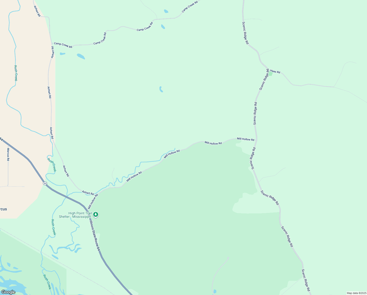 map of restaurants, bars, coffee shops, grocery stores, and more near 7327 Mill Hollow Road in Savanna