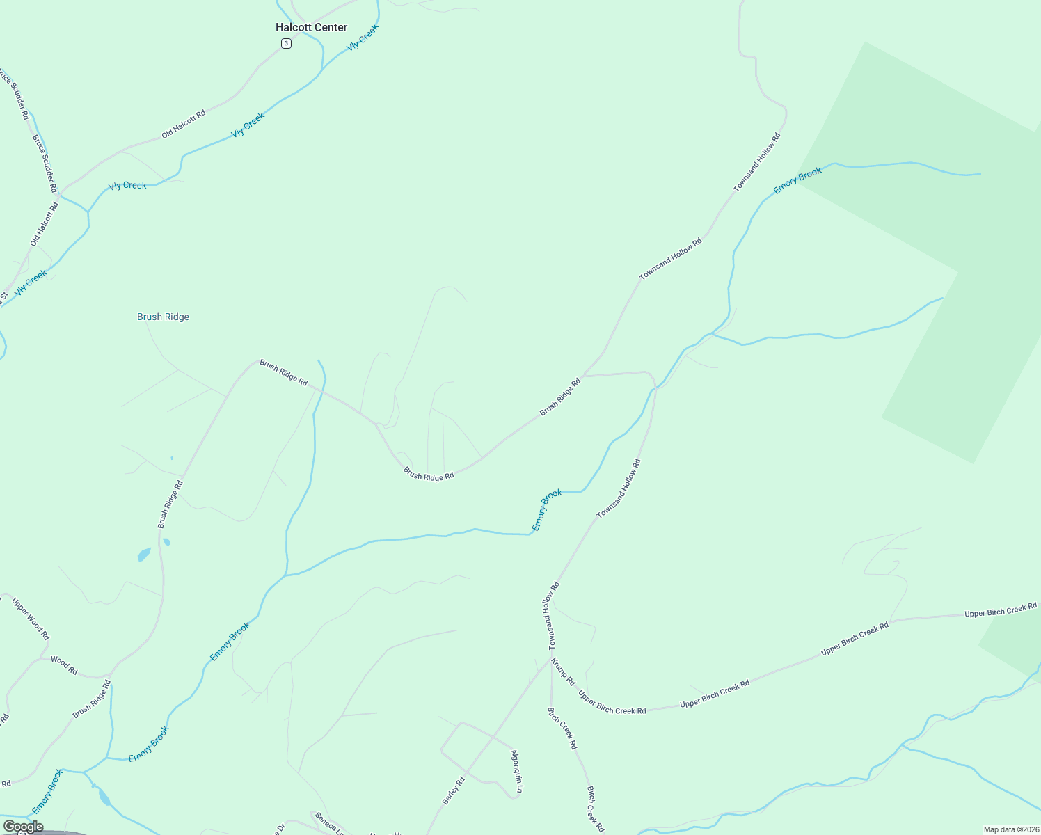 map of restaurants, bars, coffee shops, grocery stores, and more near 3441 Brush Ridge Road in Fleischmanns