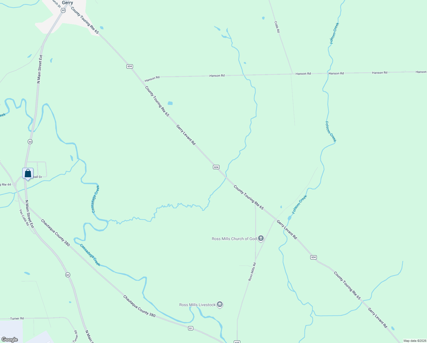 map of restaurants, bars, coffee shops, grocery stores, and more near 4029 Gerry Levant Road in Falconer
