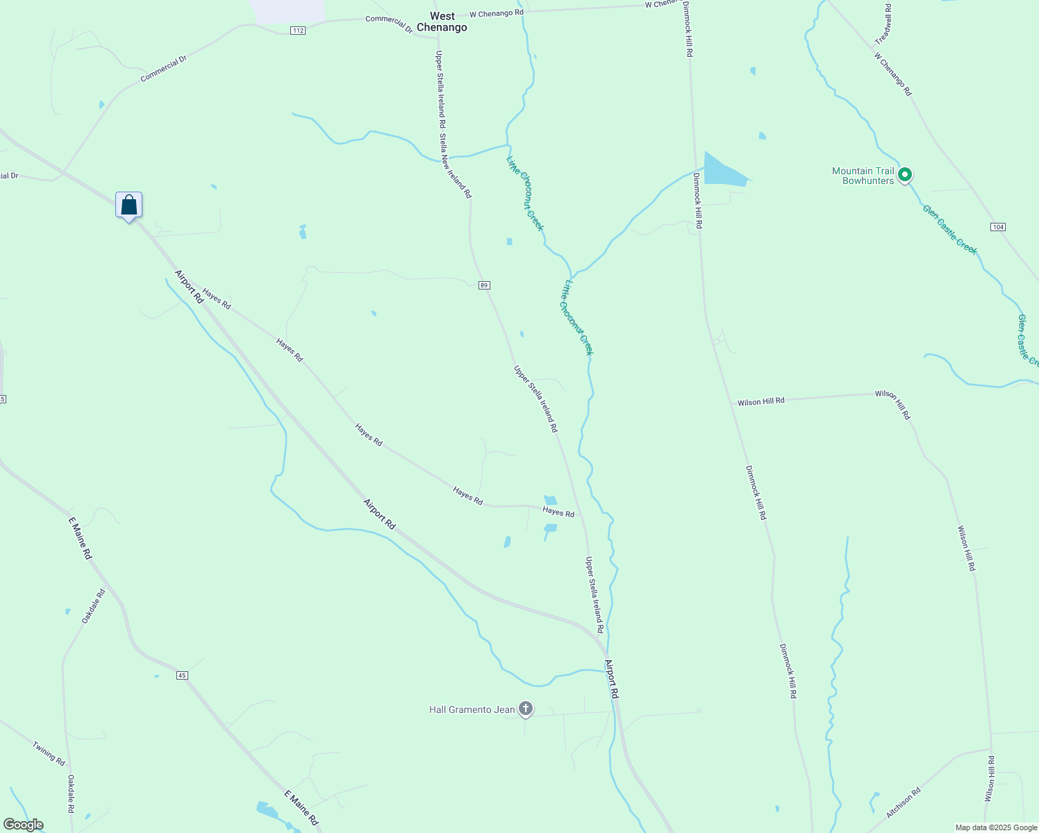 map of restaurants, bars, coffee shops, grocery stores, and more near in Binghamton