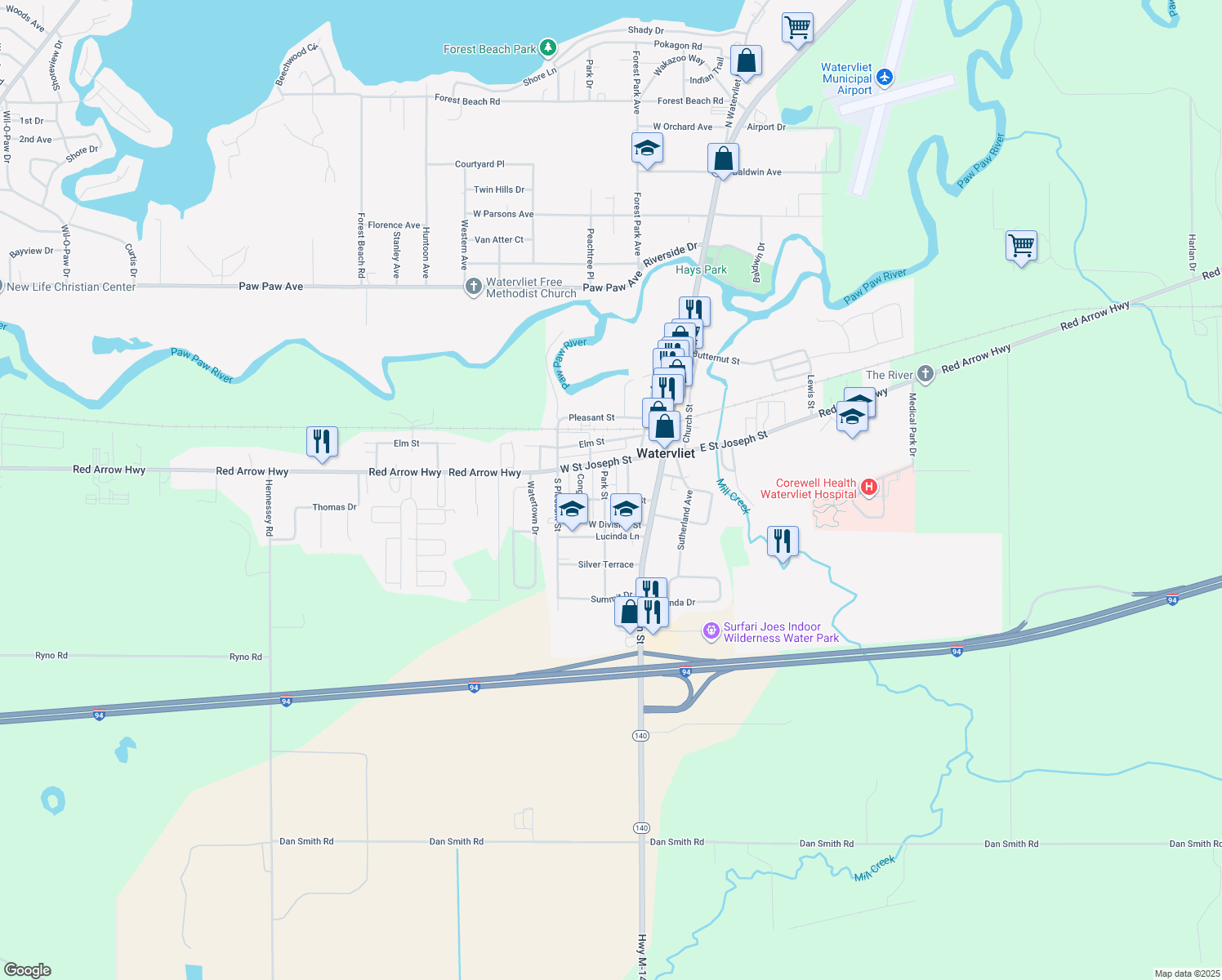 229 Park Street, Watervliet MI Walk Score