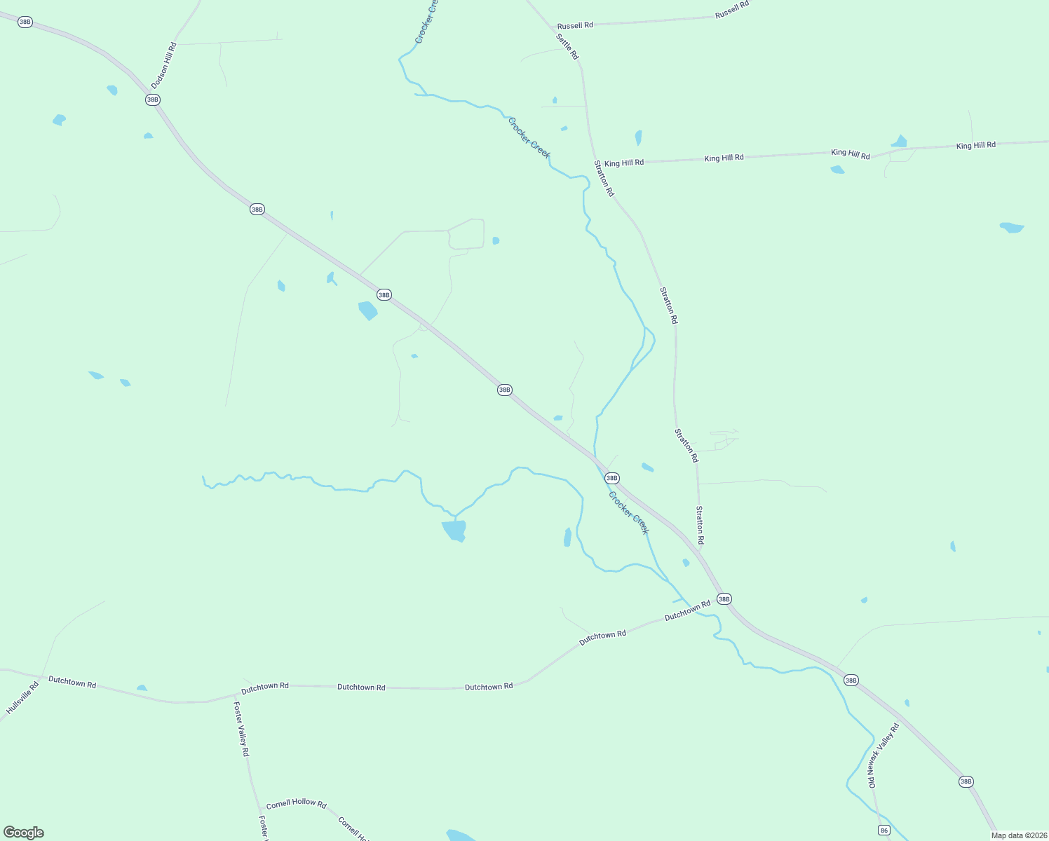 map of restaurants, bars, coffee shops, grocery stores, and more near 3964 Highway 38B in Newark Valley