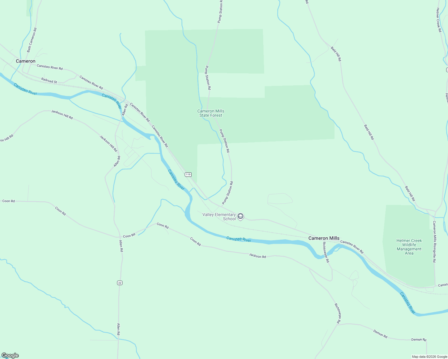 map of restaurants, bars, coffee shops, grocery stores, and more near 3830 Pump Station Road in Cameron Mills