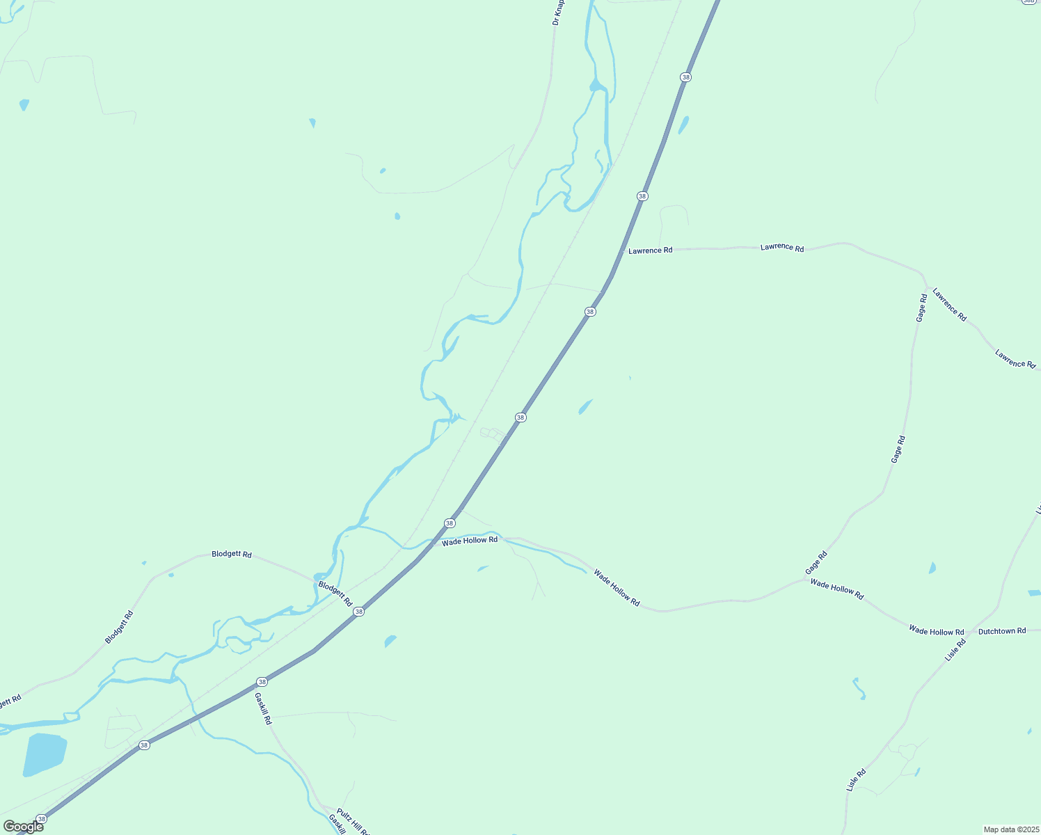 map of restaurants, bars, coffee shops, grocery stores, and more near 5579 New York 38 in Newark Valley