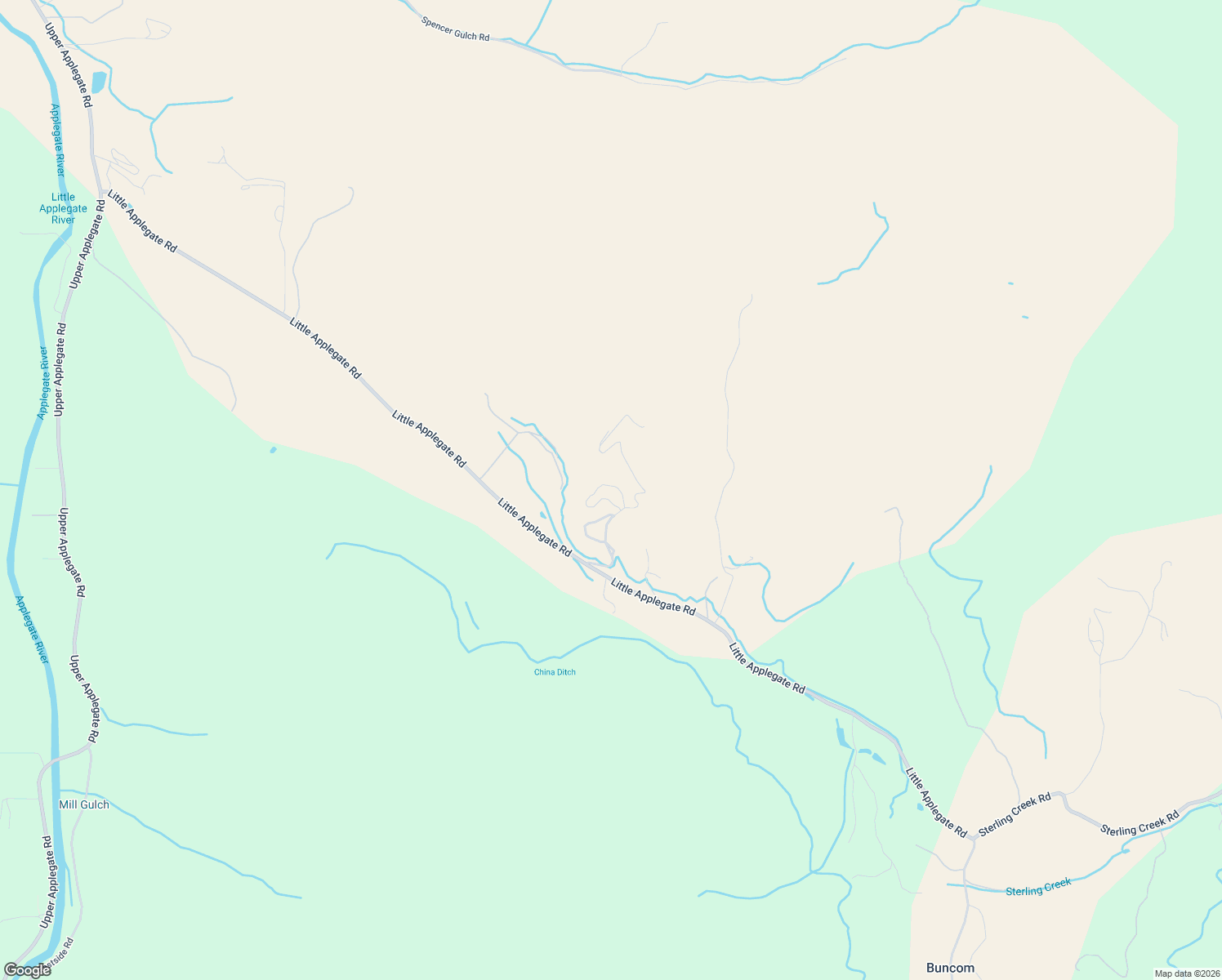 map of restaurants, bars, coffee shops, grocery stores, and more near 2103 Little Applegate Road in Jacksonville