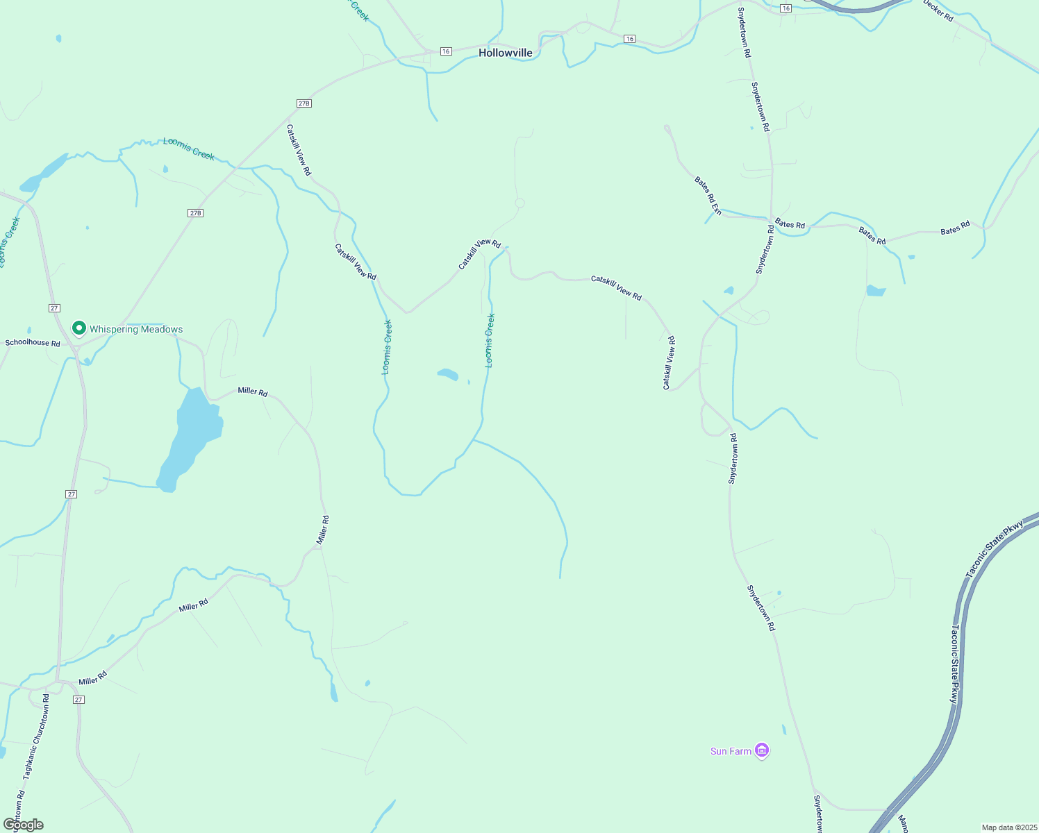 map of restaurants, bars, coffee shops, grocery stores, and more near in Hollowville