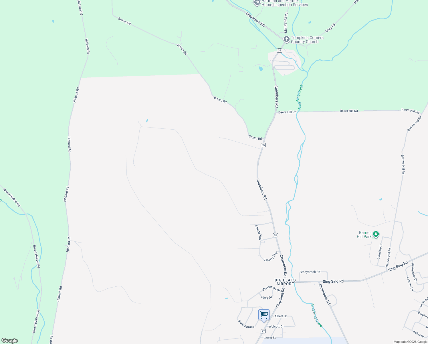 map of restaurants, bars, coffee shops, grocery stores, and more near 122 Upson Road in Horseheads