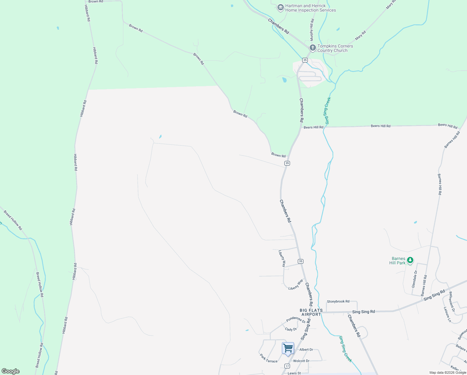 map of restaurants, bars, coffee shops, grocery stores, and more near 122 Upson Rd in Horseheads