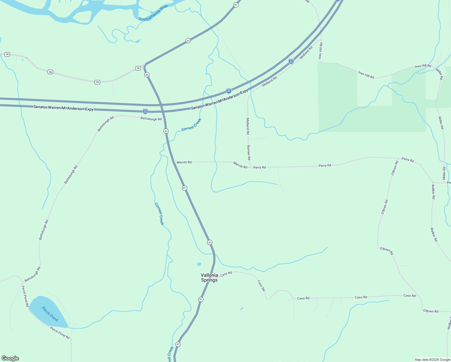 map of restaurants, bars, coffee shops, grocery stores, and more near 90 Merritt Rd in Nineveh