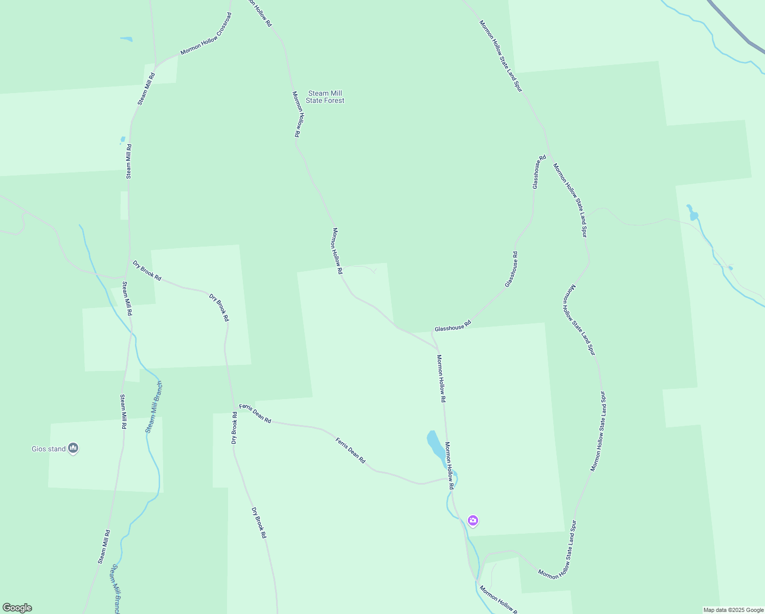 map of restaurants, bars, coffee shops, grocery stores, and more near 2916 Mormon Hollow Road in Sidney Center