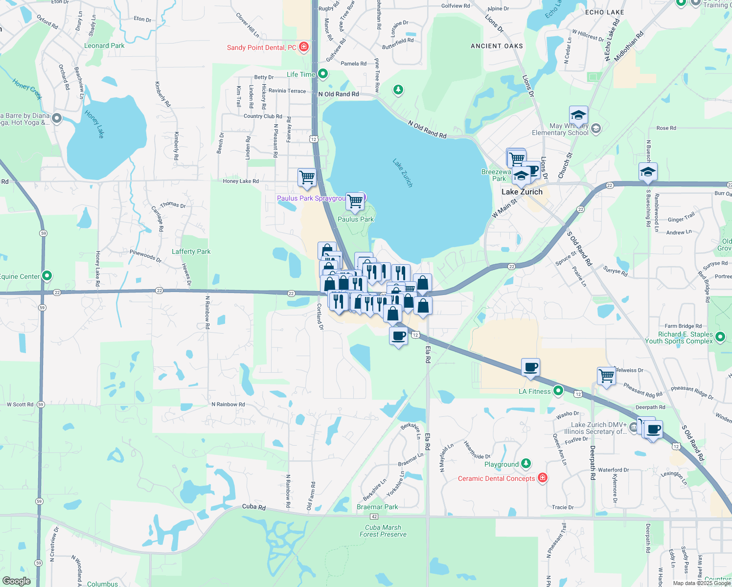 West State Route 22, Lake Zurich IL Walk Score