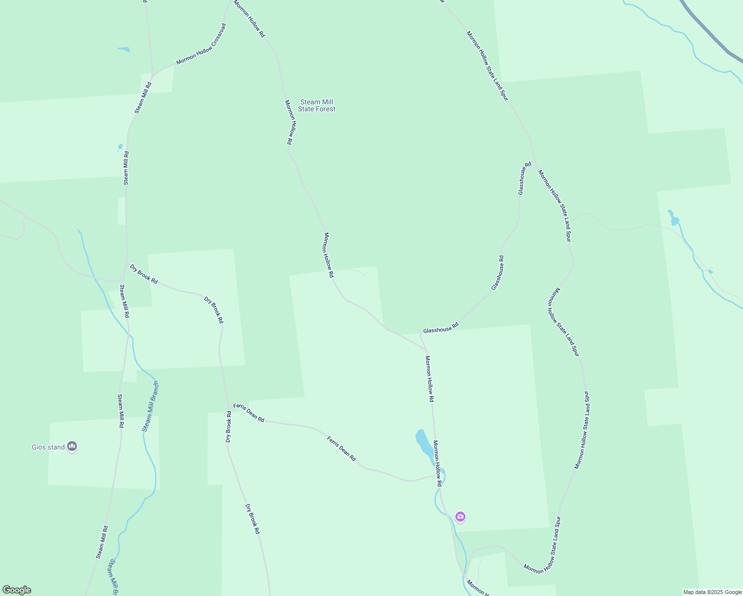 map of restaurants, bars, coffee shops, grocery stores, and more near 2916 Mormon Hollow Road in SIDNEY CENTER