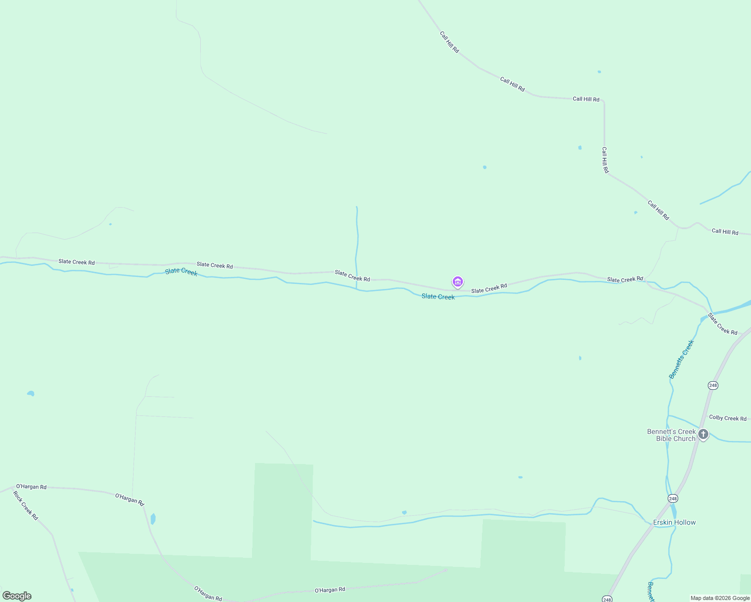 map of restaurants, bars, coffee shops, grocery stores, and more near 1502 Slate Creek Road in Canisteo